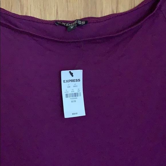 Express- burgundy romper- NWT - Picture 2 of 3